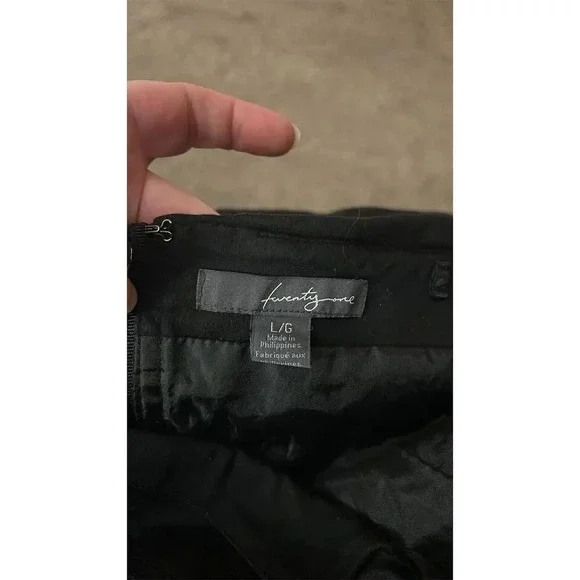 Women's Black Strapless Mini Dress L Party Cocktail Button Detail - Picture 5 of 6